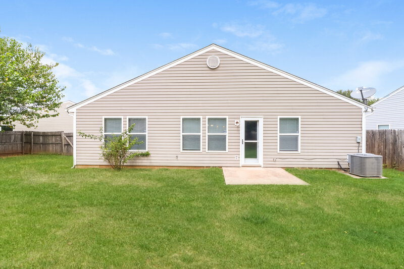 1,500/Mo, 5536 Bush Creek Way oklahoma city, OK 73117 Rear View