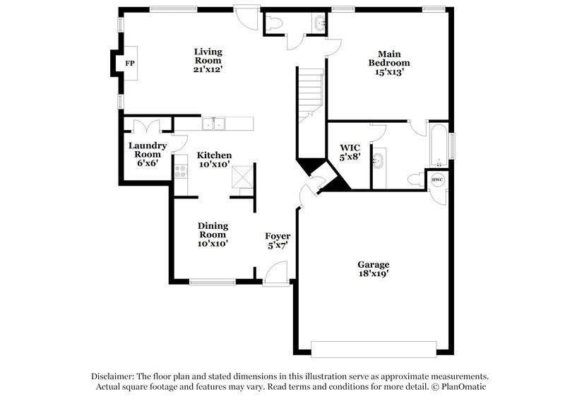 1,495/Mo, 12001 Garden Ct Oklahoma City, OK 73170 Floor Plan View