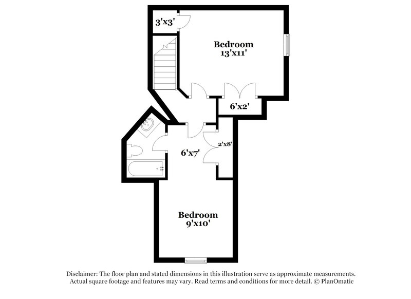 1,495/Mo, 12001 Garden Ct Oklahoma City, OK 73170 Floor Plan View 2
