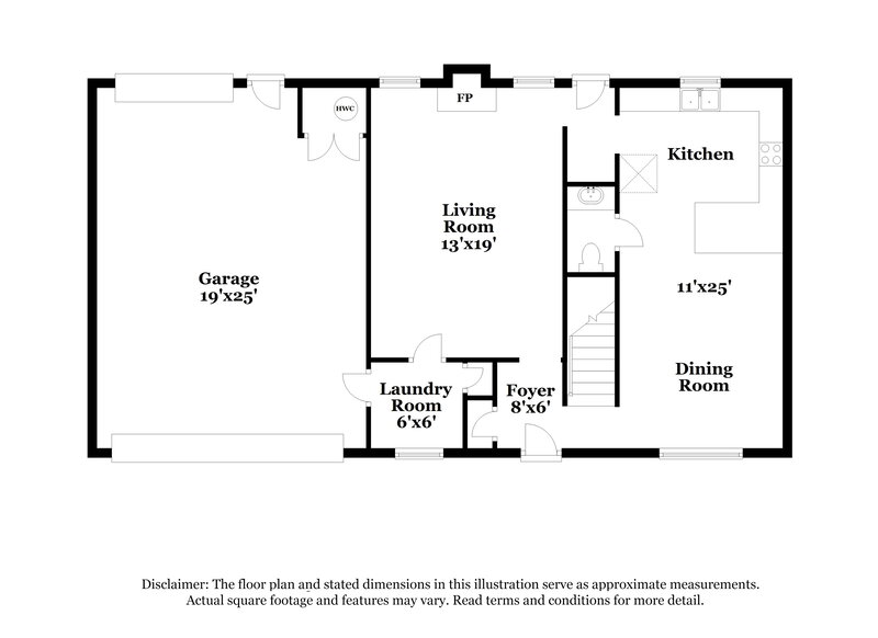 1,505/Mo, 8709 NW 87th St Oklahoma City, OK 73132 Floor Plan View