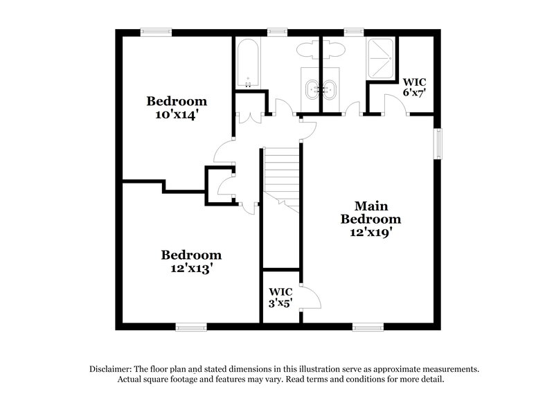 1,505/Mo, 8709 NW 87th St Oklahoma City, OK 73132 Floor Plan View 2