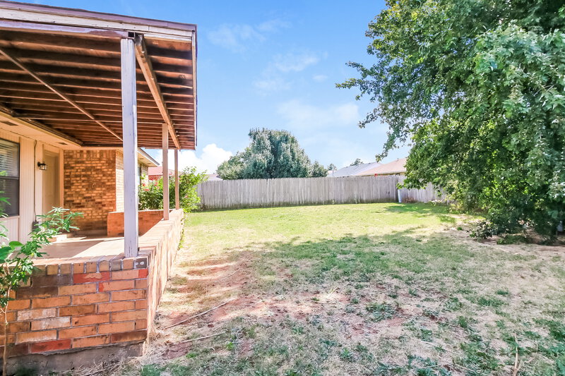 1,205/Mo, 8417 Bellmon Ave Oklahoma City, OK 73149 Rear View