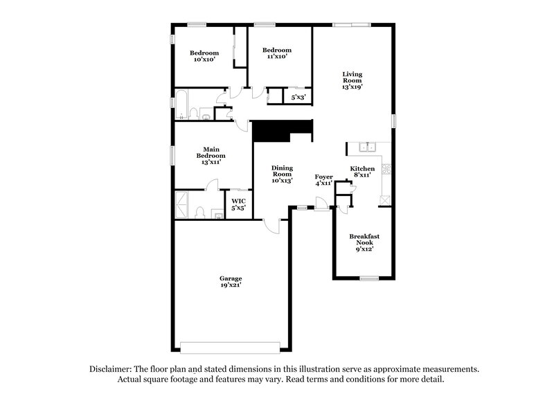 2,395/Mo, 1058 Dees Dr Oviedo, FL 32765 Floor Plan View