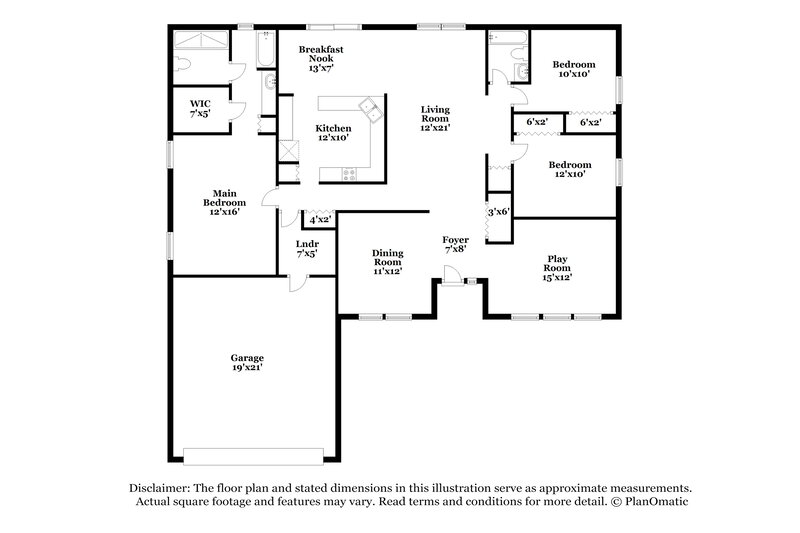 2,390/Mo, 1529 Muir Cir Clermont, FL 34711 Floor Plan View