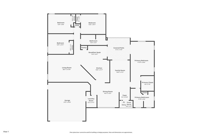 2,440/Mo, 433 Valley Edge Dr Minneola, FL 34715 Floor Plan View