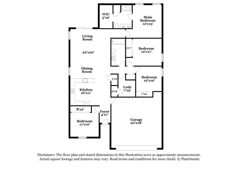 1,905/Mo, 159 Redwing Ct Poinciana, FL 34759 Floor Plan View