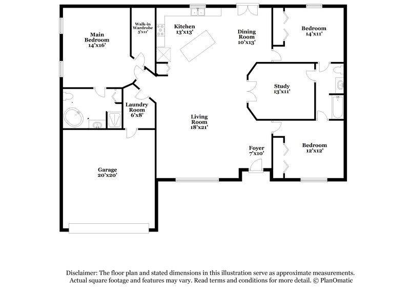 2,225/Mo, 4228 Settlers Ct Saint Cloud, FL 34772 Floor Plan View