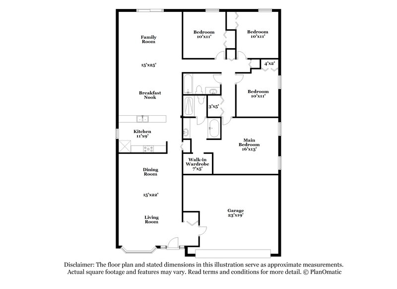 2,240/Mo, 4931 Silver Thistle Ln Saint Cloud, FL 34772 Floor Plan View