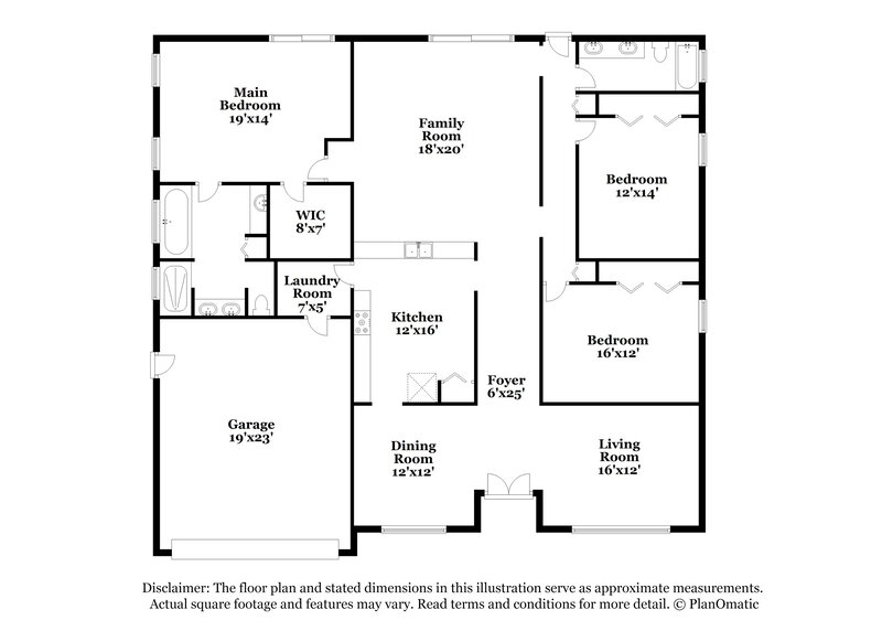 2,880/Mo, 11711 Sir Winston Way Orlando, FL 32824 Floor Plan View