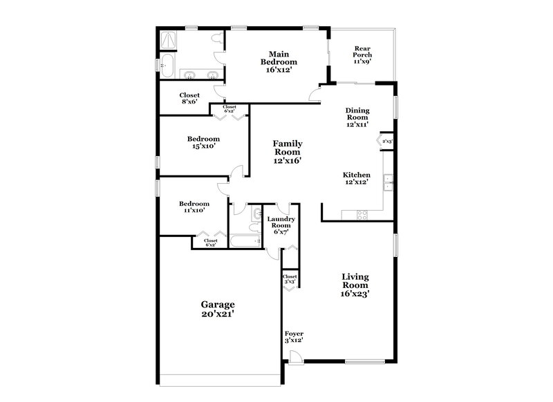2,235/Mo, 17100 Woodcrest Way Clermont, FL 34714 Floor Plan View