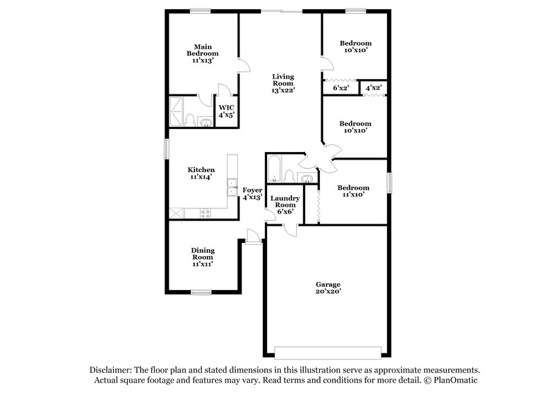 3,250/Mo, 7124 Holly Creek Rd Mount Dora, FL 32757 Floor Plan View