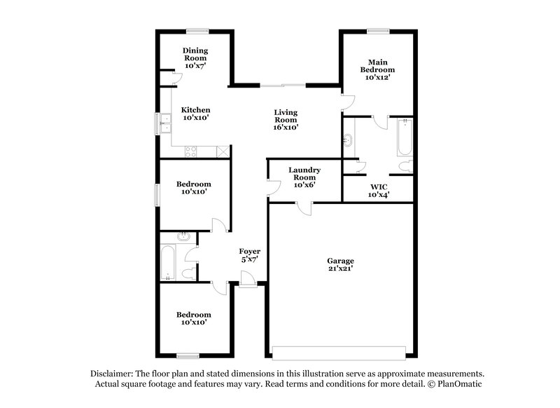 1,805/Mo, 2365 Bracknell Forest Trl Tavares, FL 32778 Floorplan View