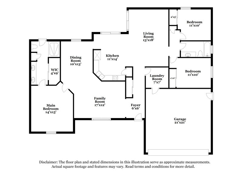 2,165/Mo, 1095 Jennie Ridge Trl Kissimmee, FL 34747 Floor Plan View