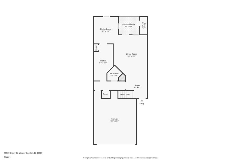 2,215/Mo, 15509 Oxley St Winter Garden, FL 34787 Floor Plan View