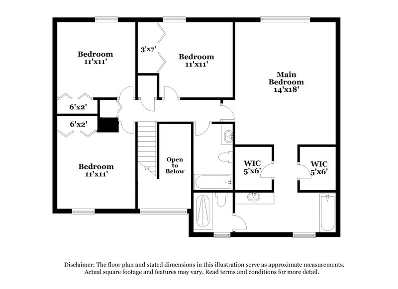 2,590/Mo, 4932 Fiske Cir Orlando, FL 32826 Floor Plan View 2