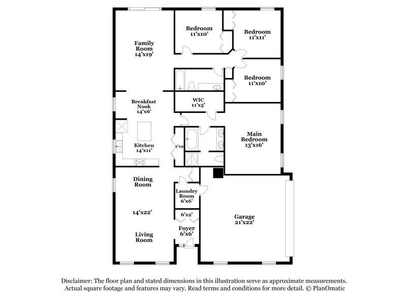 2,535/Mo, 537 Breezy Oak Way Apopka, FL 32712 Floorplan View