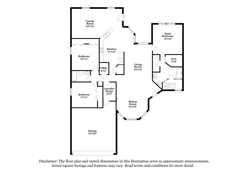 2,215/Mo, 106 Magnolia Park Trl Sanford, FL 32773 Floor Plan View