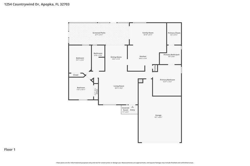 2,645/Mo, 1254 Countrywind Dr Apopka, FL 32703 Breakfast Nook View