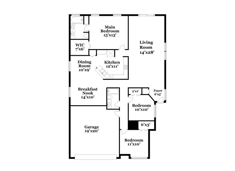 2,495/Mo, 30 N Cervidae Dr Apopka, FL 32703 Floor Plan View