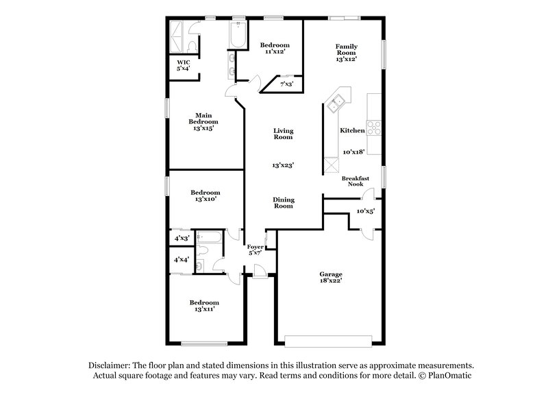 3,150/Mo, 792 Lake Doe Blvd Apopka, FL 32703 Floor Plan View