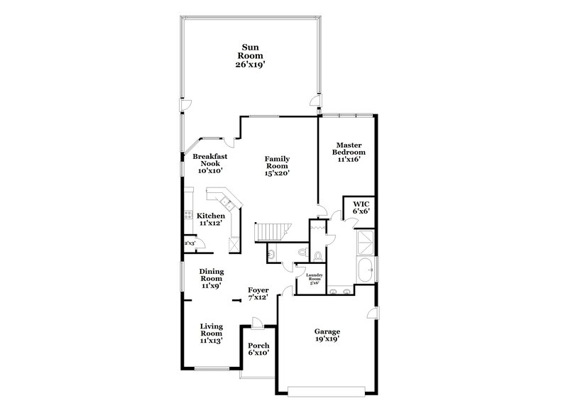 2,515/Mo, 757 White Ivey Ct Apopka, FL 32712 Floor Plan View 2