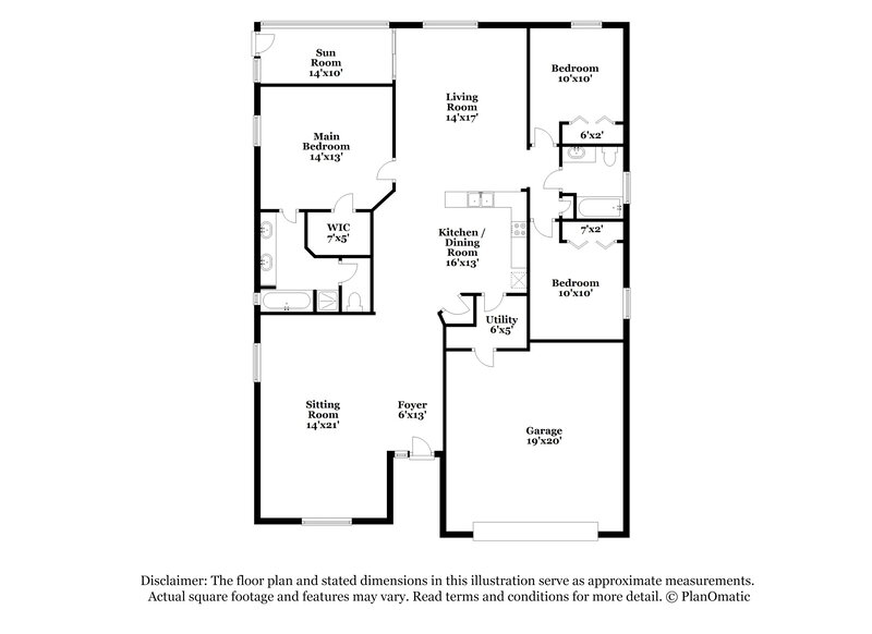 2,330/Mo, 1824 Bobtail Dr Maitland, FL 32751 Floor Plan View