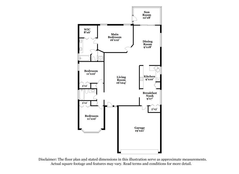 2,235/Mo, 601 Spinnaker Way Lake Mary, FL 32746 Floor Plan View