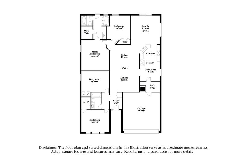 2,545/Mo, 14552 Lake Price Dr Orlando, FL 32826 Floorplan View