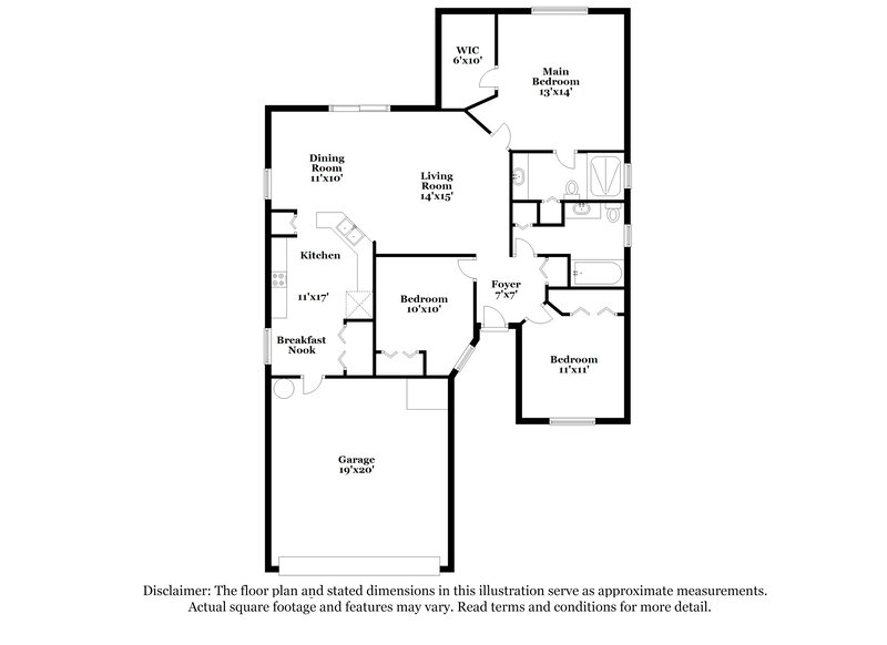 2,110/Mo, 960 Windsong Cir Apopka, FL 32703 Floor Plan View