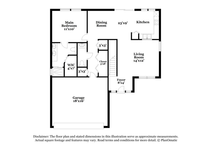 2,485/Mo, 1931 Colonial Woods Blvd Orlando, FL 32826 Floor Plan View