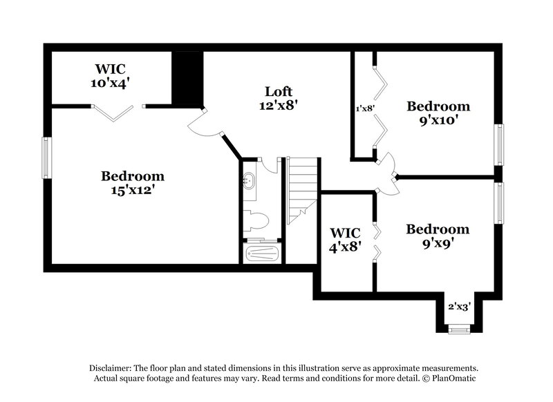 2,485/Mo, 1931 Colonial Woods Blvd Orlando, FL 32826 Floor Plan View 2