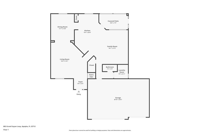 2,390/Mo, 882 Grand Sayan Loop Apopka, FL 32712 Floorplan View