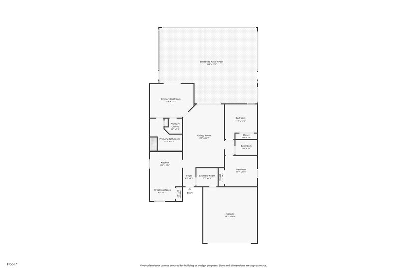 2,330/Mo, 17113 Woodcrest Way Clermont, FL 34714 Floor Plan View