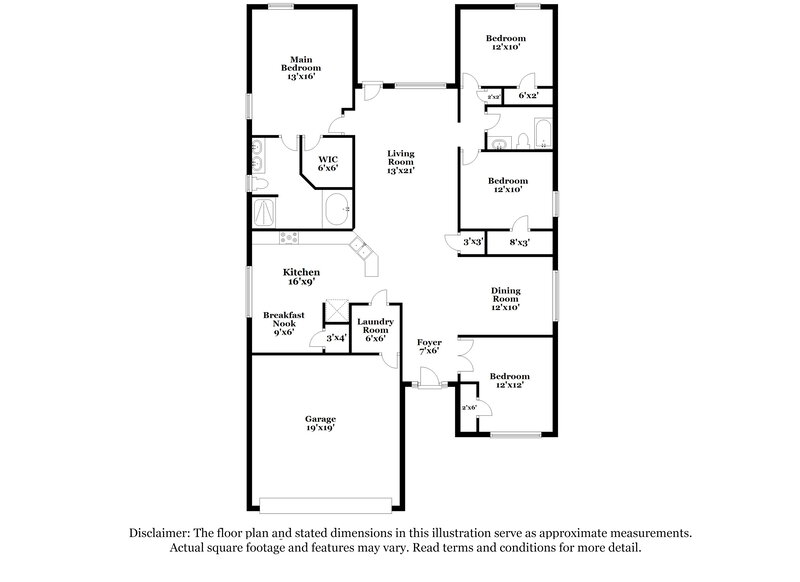 2,235/Mo, 903 Cork Oak Ln Minneola, FL 34715 Floor Plan View
