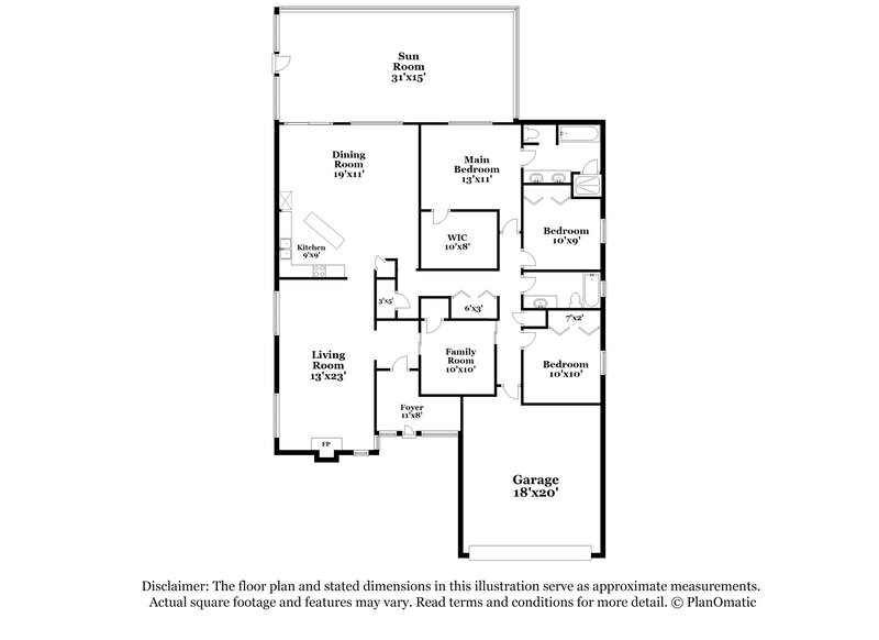 2,195/Mo, 1001 Pond Apple Ct Oviedo, FL 32765 Floor Plan View