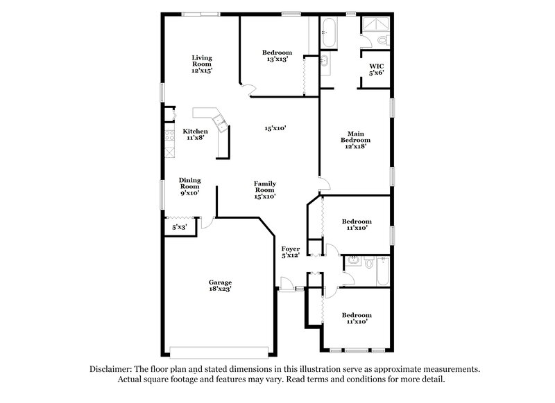 0/Mo, 4307 Pembridge Ave Orlando, FL 32826 Floor Plan View