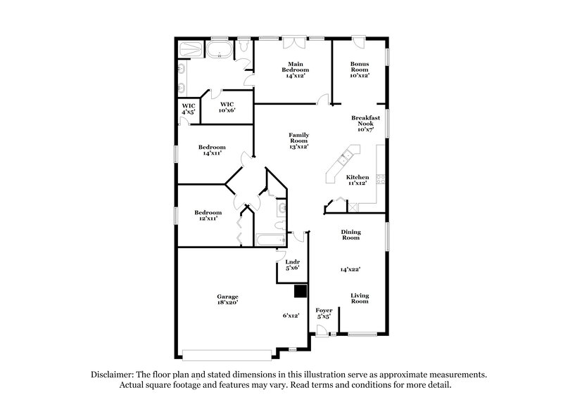 2,295/Mo, 5549 Ligustrum Loop Oviedo, FL 32765 Floor Plan View