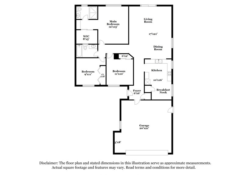 2,130/Mo, 3188 Pinto Dr Kissimmee, FL 34746 Floor Plan View