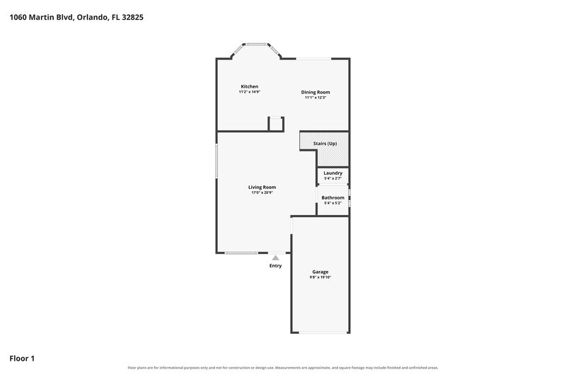 2,395/Mo, 1060 Martin Blvd Orlando, FL 32825 Floor Plan View