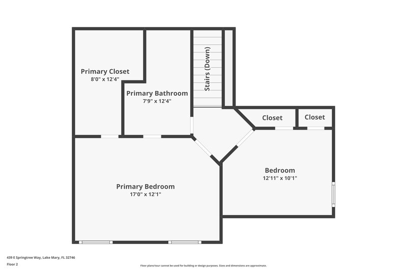 2,490/Mo, 439 E Springtree Way Lake Mary, FL 32746 Floor Plan View 2