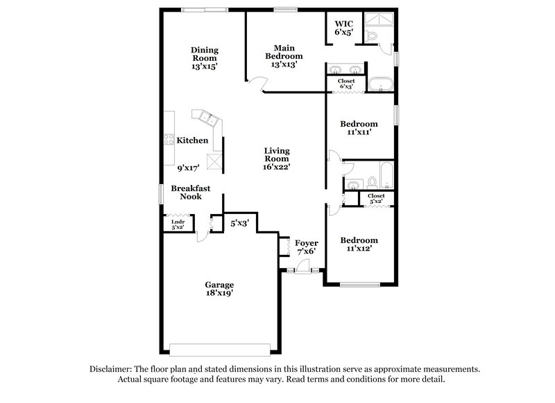 1,830/Mo, 512 Ronshelle Ave Haines City, FL 33844 Floor Plan View