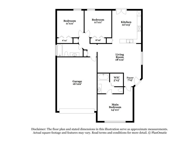 1,805/Mo, 213 Nicholson Dr Davenport, FL 33837 Floor Plan View