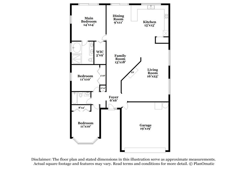 2,190/Mo, 820 Charingstone Ct Apopka, FL 32712 Floor Plan View