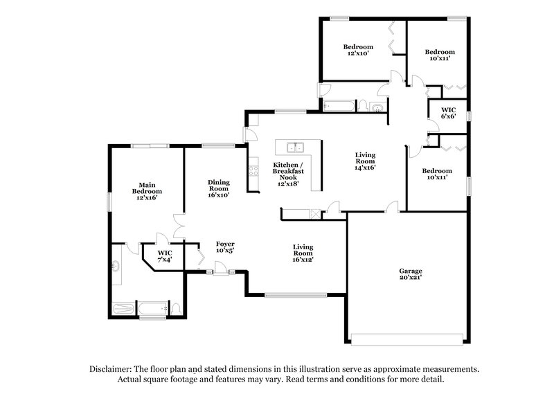 2,855/Mo, 104 W Frederick Ave Lake Mary, FL 32746 Floor Plan View