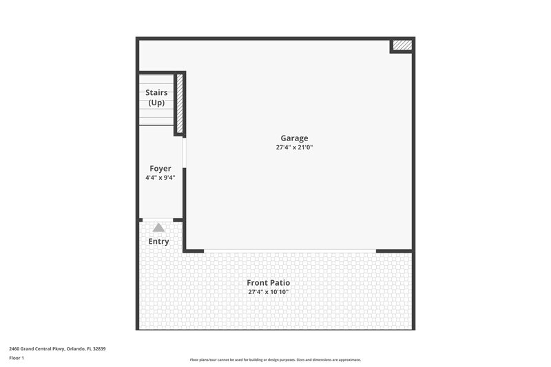 0/Mo, 2460 Grand Central Pkwy Apt 9 Orlando, FL 32839 Floorplan View