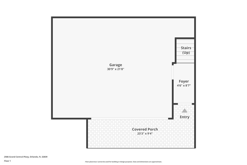 0/Mo, 2586 Grand Central Pkwy Apt 9 Orlando, FL 32839 Floorplan View