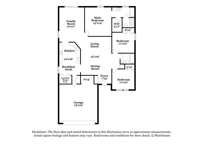 2,240/Mo, 14231 Econ Woods Ln Orlando, FL 32826 Floor Plan View