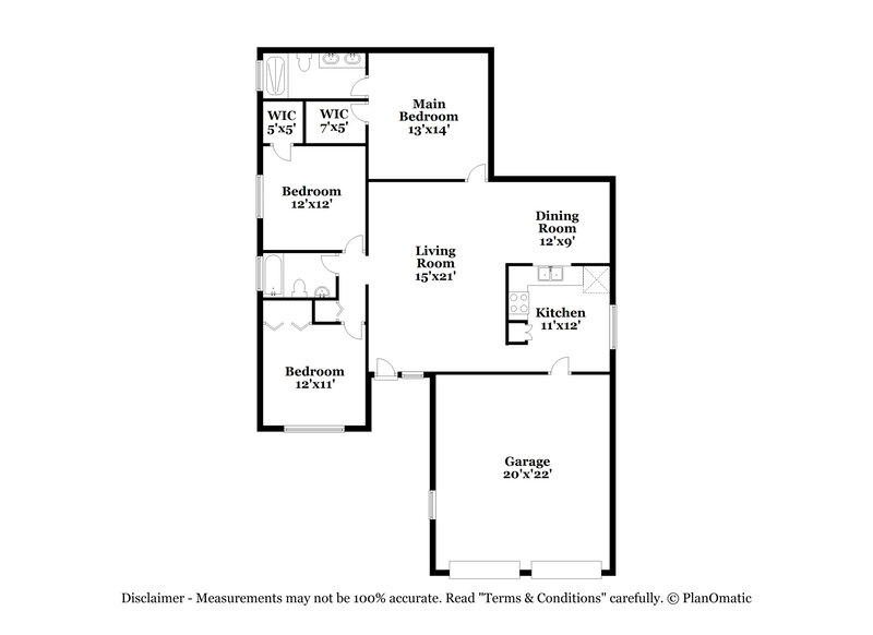 2,600/Mo, 10064 Marguex Dr Orlando, FL 32825 Floor Plan View