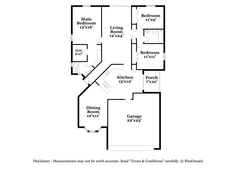 2,195/Mo, 307 Houston Woods Ct Orlando, FL 32824 Floor Plan View