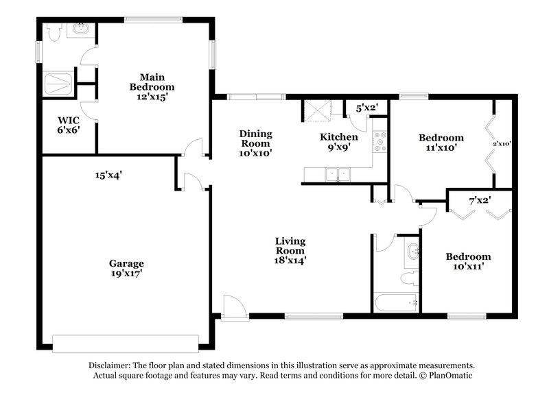 2,110/Mo, 926 Willow Run St Minneola, FL 34715 Floorplan View